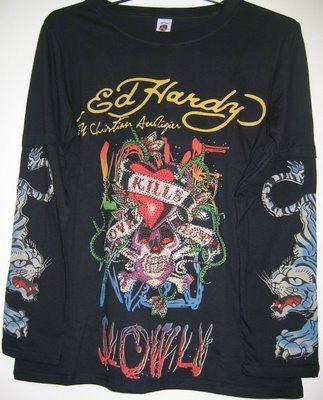 Ed Hardy shirts men-522